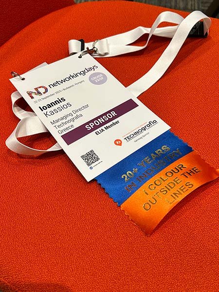 TECHNOGRAFIA Celebrates 20 Years of ELIA at “Networking Days 2025”